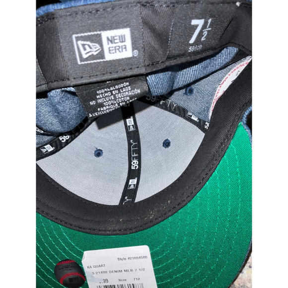 Men's LA Dodgers Denim Hat 7 1/2 - Picture 6 of 7